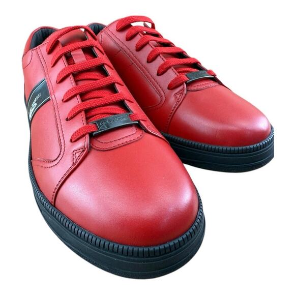 Galizio Torresi Men size  9 440700 Leather Sneakers - Picture 7 of 8